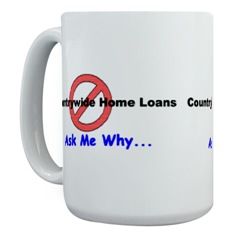 Countrywide loan Sucks Large Mug 